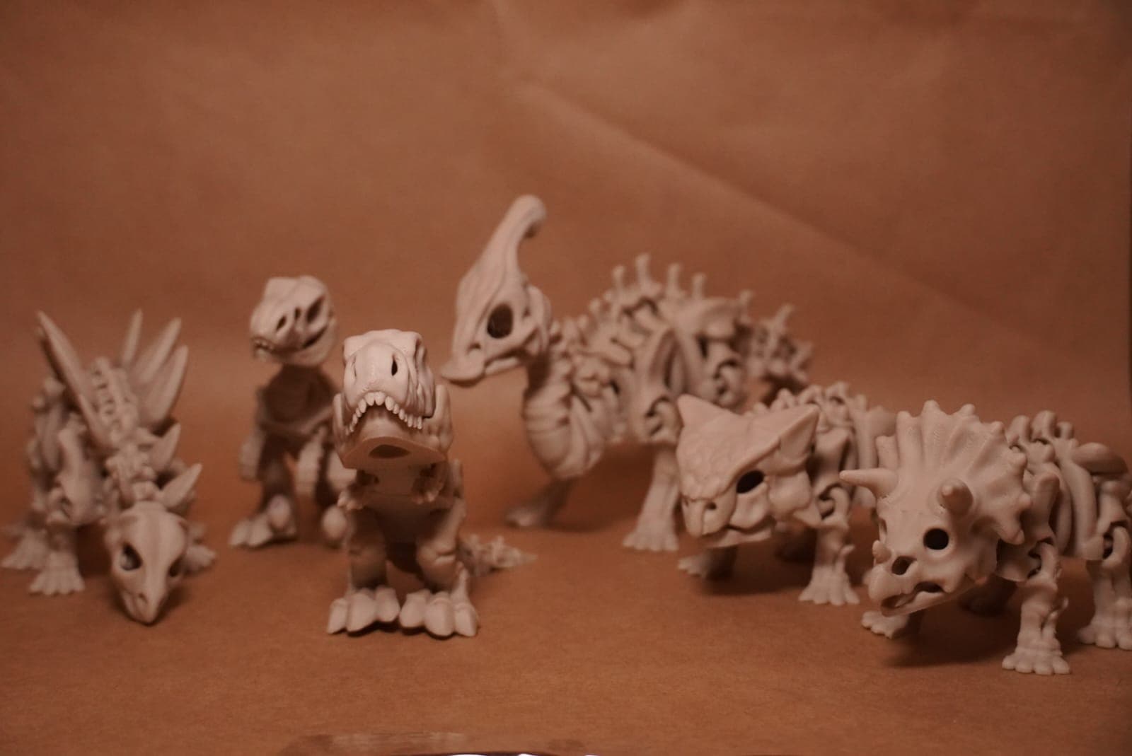 Kit Dinossauros (vários esqueletos)